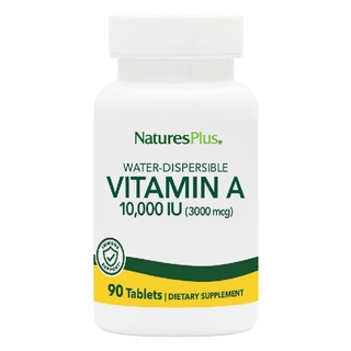 NaturesPlus Vitamin A Palmitate 10000 iu Healthy Skin Eyes Vision & Immune System Water Soluble วิตามินเอ naturesplus