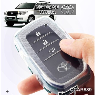 ภาพหน้าปกสินค้า🇹🇭พร้อมส่ง⚡ เคสกุญแจ Toyota Revo Fortuner Alphard Vellfire Smartkey แบบใส ปลอกกุญแจโตโยต้า รีโมทกุญแจ กุญแจรีโมท ซึ่งคุณอาจชอบสินค้านี้