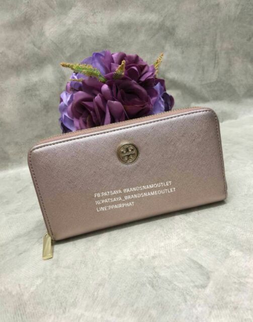 new-in-tory-burch-long-wallet-bagแท้-outlet-สินค้าจากโรงงานผลิต-งานเกินออเดอร์ค่ะ