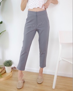 ภาพขนาดย่อของภาพหน้าปกสินค้าDARIN PANTS กางเกง8ส่วน ซิปตะขอหน้า จากร้าน mymii_ บน Shopee ภาพที่ 4
