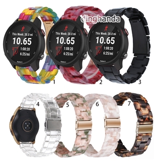 สายรัดเรซิ่นใสสำหรับ Garmin Forerunner 645 245 245M