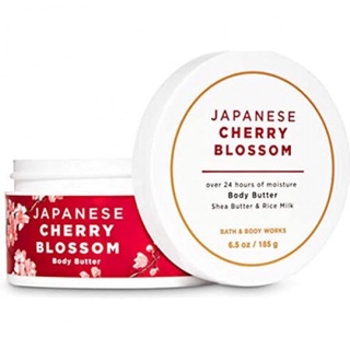 Bath &amp; Body Works Japanese Cherry Blossom Ultra Shea Body Butter 185g. ของแท้