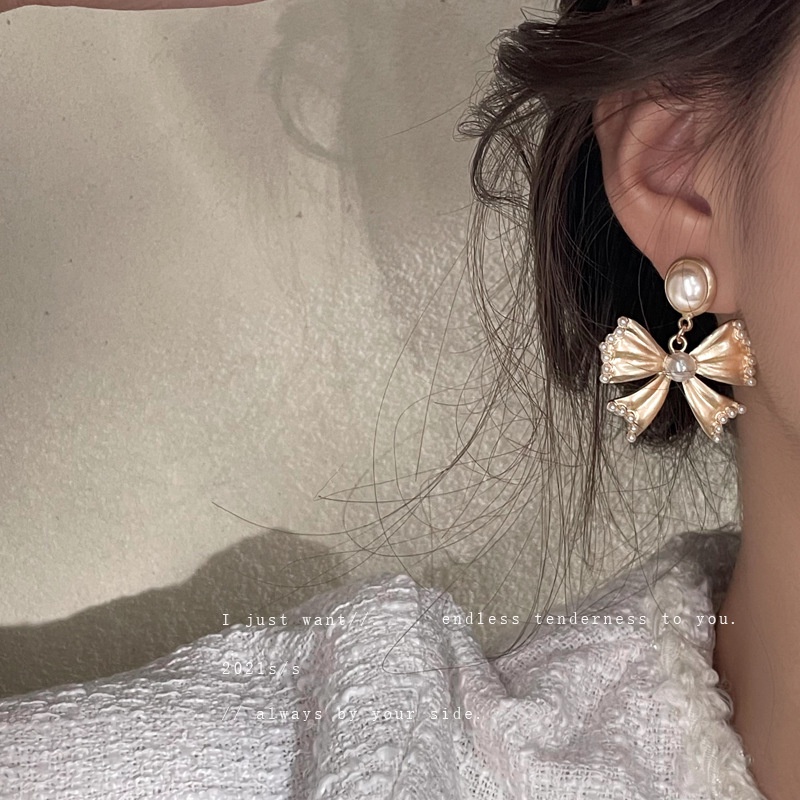 925-silver-needle-bow-earrings-korean-simple-and-versatile-design-pearl-ear-studs-wind-earrings-temperament-for-girls-fo
