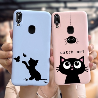 Funny Cartoon Cute Case VIVO Y91i Y93 Y91 Y95 Y11 Y12 15 Y17 2019 Phone Case Matte Silicone Soft Cover VIVOY95 Casing