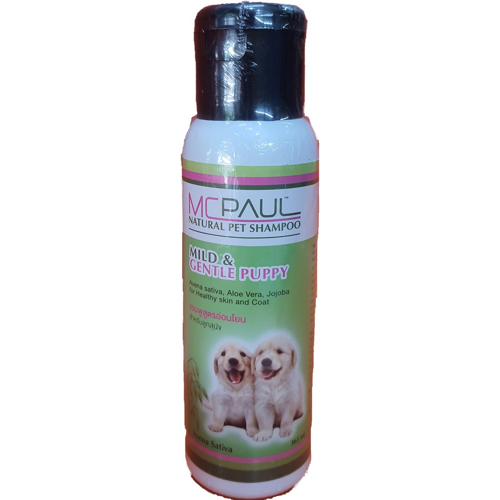 แชมพูลูกสุนัข สูตรอ่อนโยน McPaul Mild&Gental Puppy Shampoo 365ml
