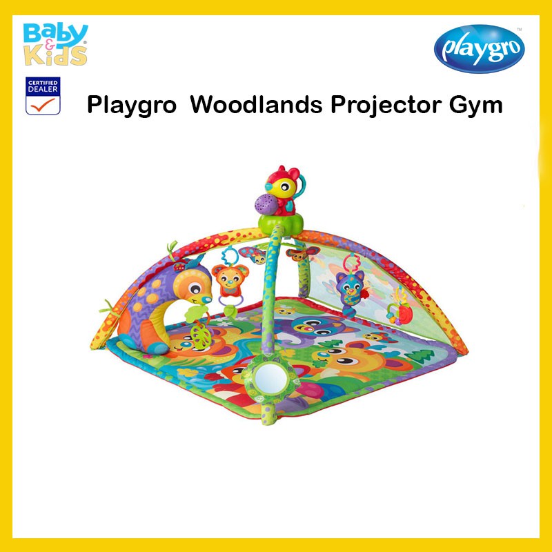 playgro-เพลย์แมท-เบาะนอนนุ่มสุดน่ารัก-woodlands-projector-gym