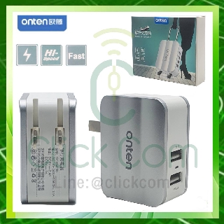 Onten Adapter Charger ที่ชาร์จusb 2 port รุ่น OTN-P12