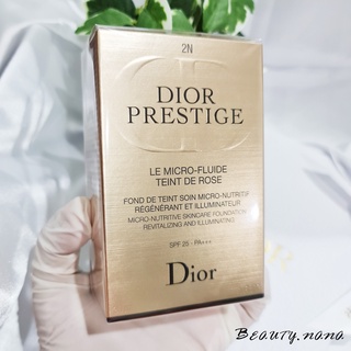 รองพื้นตัวท็อป_DIOR Prestige Foundation Micro Fluid Teint De Rose 30 ml มีแปรงในกล่อง