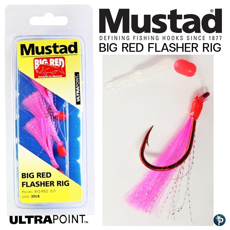 MUSTAD BIG RED FLASHER RIG | Shopee Thailand
