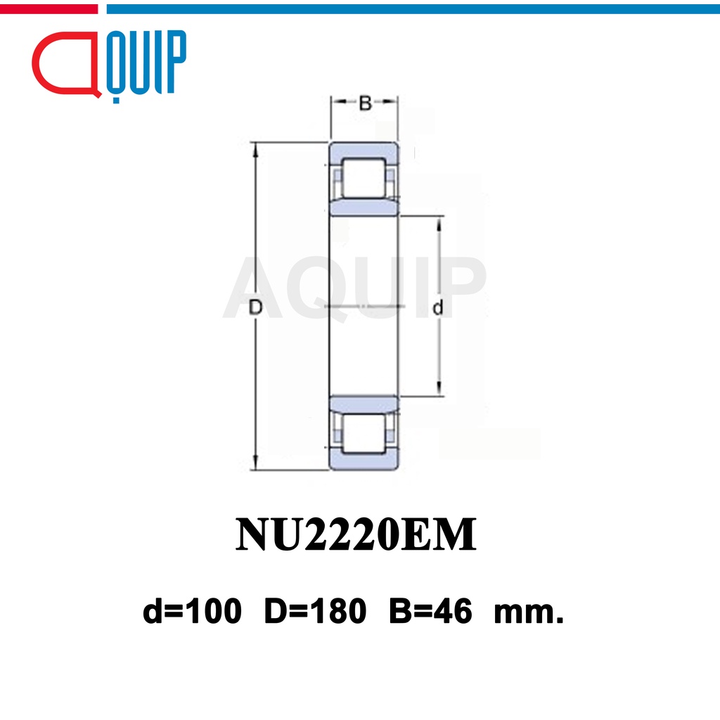 nu2220em-ubc-ตลับลูกปืนเม็ดทรงกระบอก-nu2220-em-cylindrical-roller-bearings-nu-2220-em