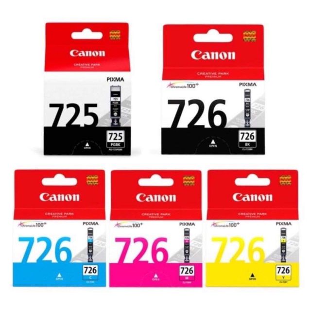 canon-pg-725-bk-canon-726-bk-c-m-y-gy-แท้100