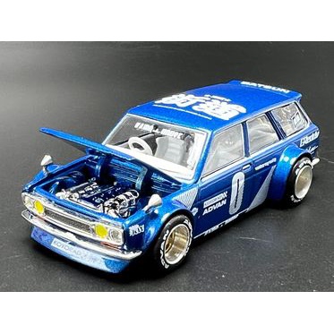 kaido-house-x-mini-gt-datsun-kaido-510-wagon-blue