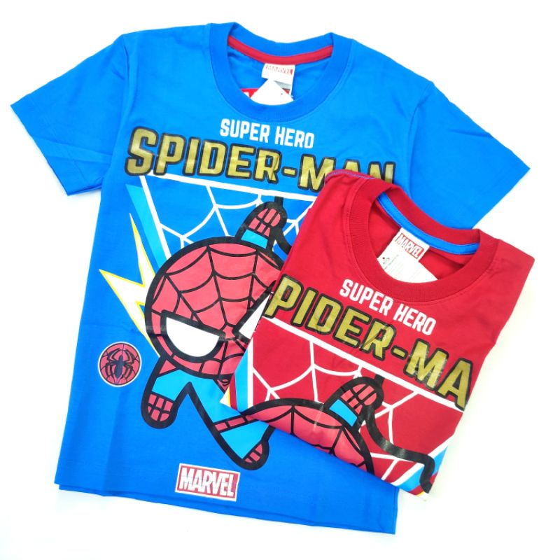 เสื้อยืดเด็ก-สไปเดอร์แมน-spiderman-kawaii-ลิขสิทธิ์แท้จาก-marvel