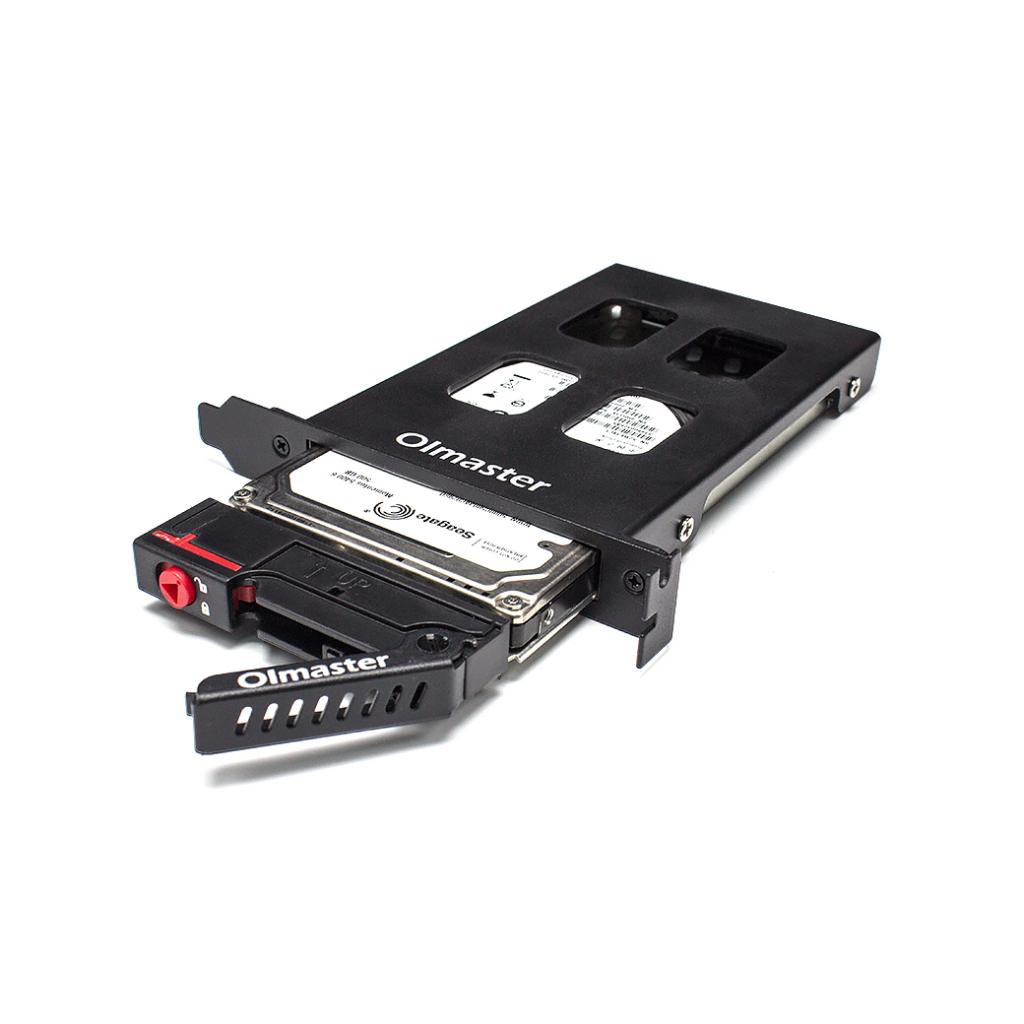 ภาพหน้าปกสินค้าPCI 2.5"SATA HDD Mobile Rack Dock for 7.0/9.5mm 2.5" SATA III HDD/SSD Black