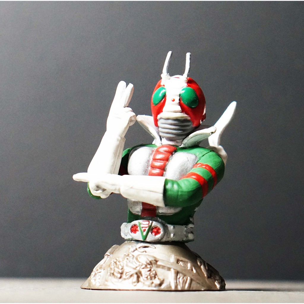 Bandai Showa Kamen Rider BEST 7 Bust Figure มดแดง มาสค์ไรเดอร์ Showa ...