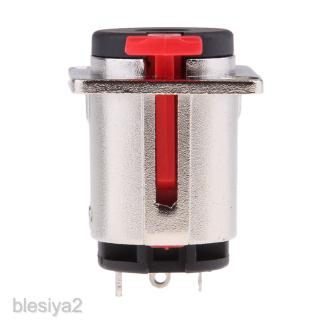 [BLESIYA2] 6.35mm 1/4 Inch Female Stereo TRS Audio Socket Jack Connector Chassis Mount