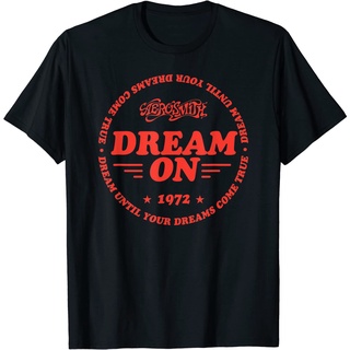 เสื้อยืดผ้าฝ้ายพิมพ์ลายคลาสสิก เสื้อยืด พิมพ์ลาย Aerosmith Dream Until Your Dreams Come True สําหรับผู้ชาย และผู้ใหญ่