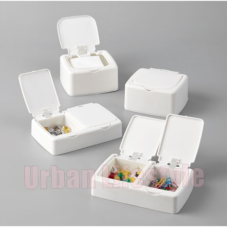 กล่องใส่สำลี-ที่ใส่สำลี-กล่องเก็บสําลี-เก็บไม้จิ้มฟัน-cotton-buds-กล่องจัดเก็บอุปกรณ์อเนกประสงค์-กล่องเก็บสติ๊กเกอร์