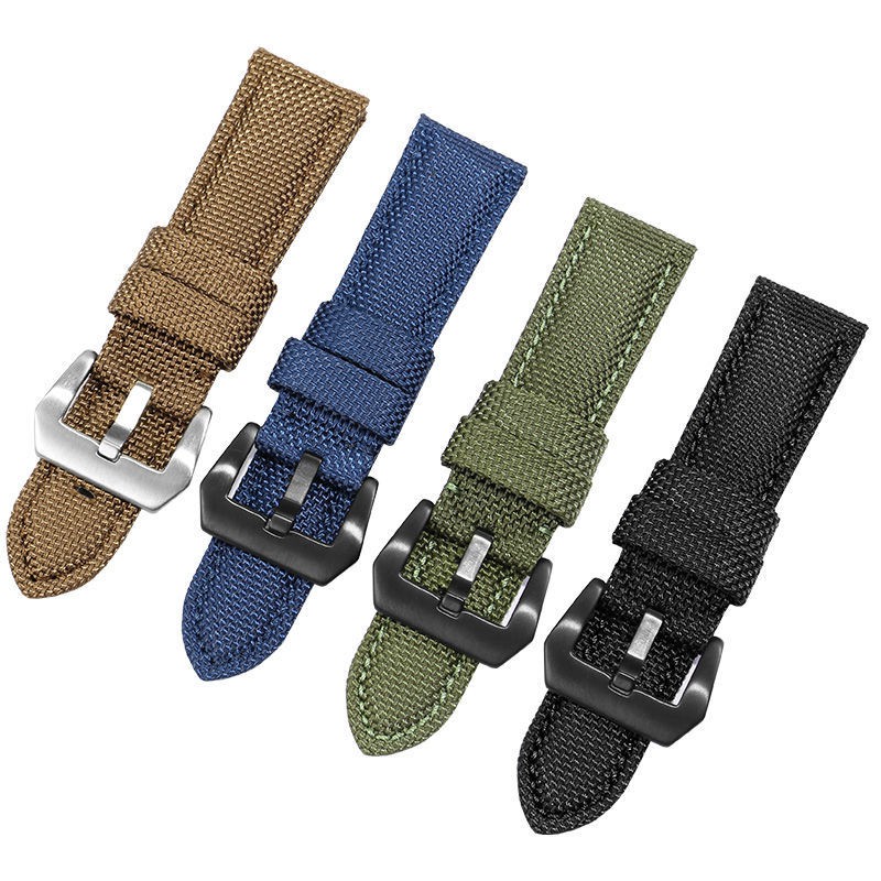 สายนาฬิกาไนลอนกันน้ำหยาบ-panerai-pam111-441-jeep-blancpain-fifty-obstacle-canvas-strap