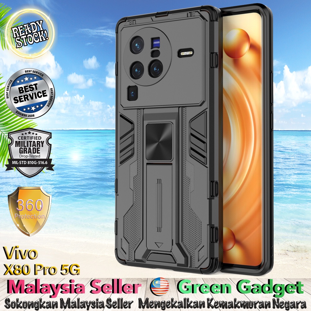 Vivo X80 Pro 5g เคสเกราะ 360 ป้องกันเต็มรูปแบบ เคส Kes Hard Keras 