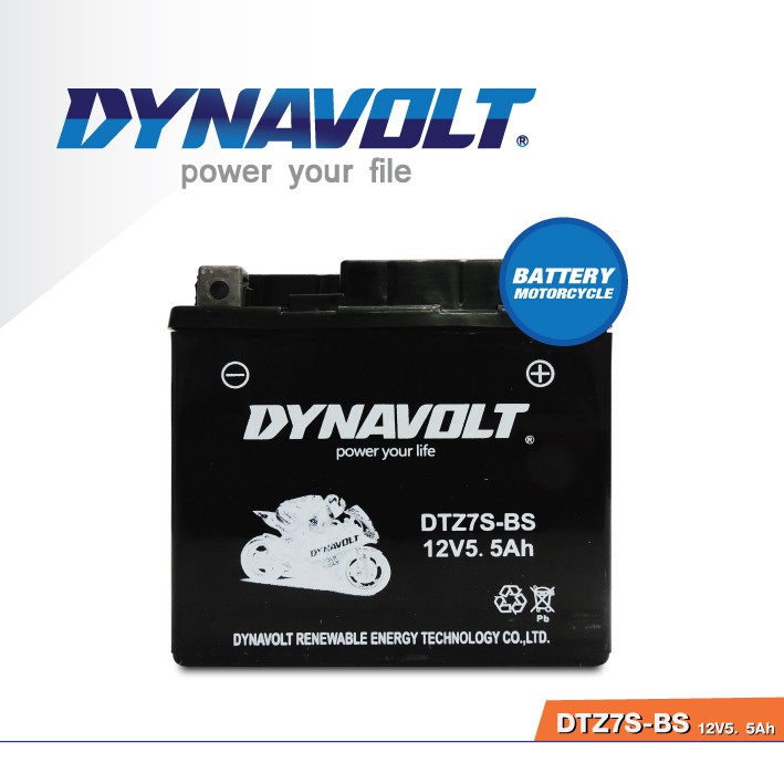 แบตเตอรี่-ไดน่าโวล์ด-battery-dynavolt-dtz7s-bs-12v-5ah-ใส่-ฮอนด้า-pcx-ไฟแรงสูง