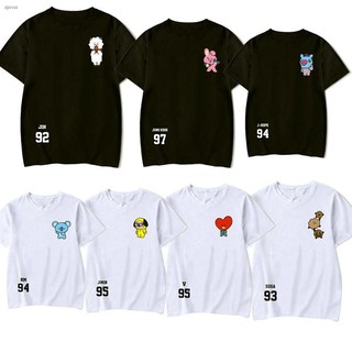 BTS shirtเสื้อลายดอกไม้สวยๆbangtan Flower Army kpop GIF TOP&lt;2022&gt;
