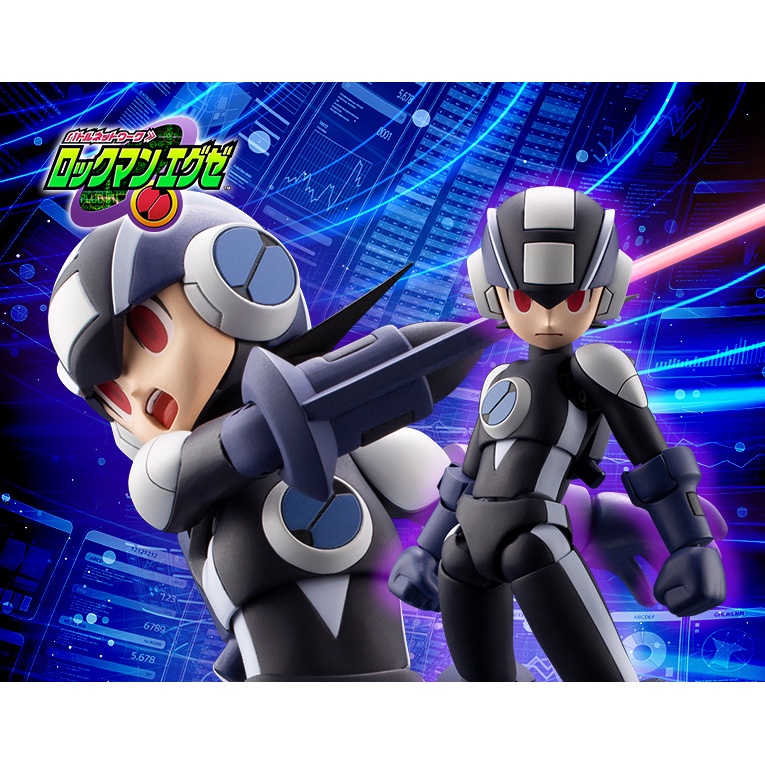 ของแท้-kotobukiya-plastic-model-kit-mega-man-rockman-exe-dark-exe-หุ่นยนต์ประกอบ-ร็อคแมน-เอ็กเซ่