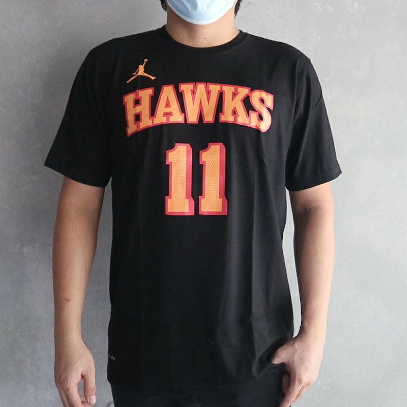 เสื้อยืดพิมพ์ลายแฟชั่นเสื้อกีฬาบาสเก็ตบอล-nike-gametime-nba-atlanta-hawks-11-young