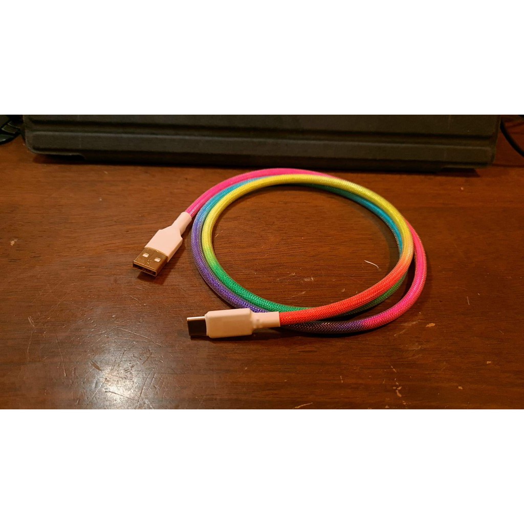 RAINBOW USB CABLE สาย USB สีรุ้ง | Shopee Thailand