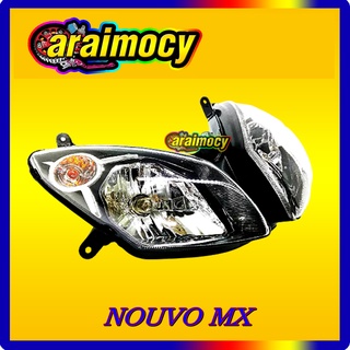 ไฟหน้า NOUVO MX นูโวเอ็มเอ็กซ์ แบบครบชุดพร้อมหลอดไฟและขั้วหลอดชุดใหญ่ สินค้าเกรดเอ