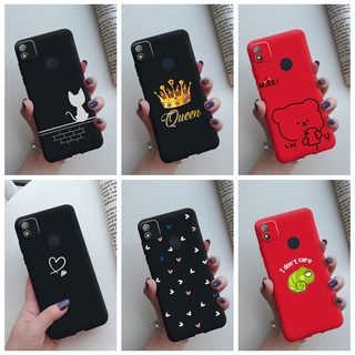 เคสโทรศัพท์ซิลิโคน TPU แบบนิ่ม ลายแมว และหมีน่ารัก สําหรับ Tecno Pop 4 Pop 4 Pro Pop 5 Pop 5 Lte