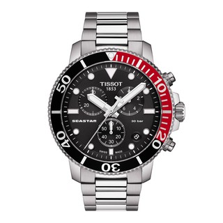 ภาพหน้าปกสินค้าTissot Seastar 1000 Chronograph ทิสโซต์ ซีสตาร์ 1000 สีดำแดง เงิน T1204171105101 นาฬิกาผู้ชาย ที่เกี่ยวข้อง