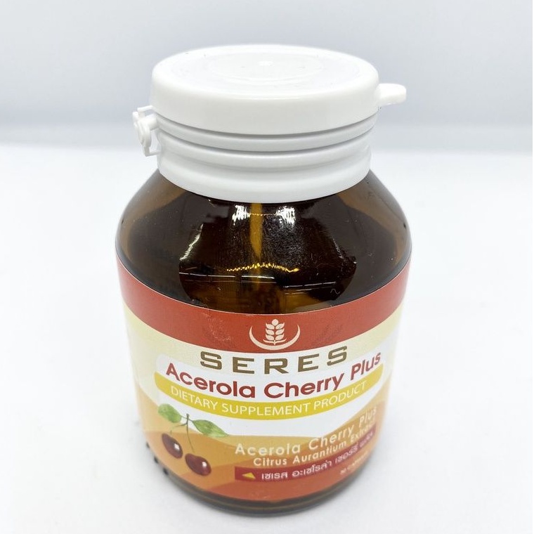 ภาพหน้าปกสินค้าวิตามินซี 1000 มก.สกัดจากอะเซโรล่า เชอร์รี่ 1000 มก.vitamin c 1000 mg Acerola Cherry plus SERES