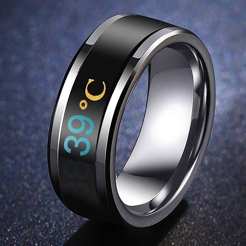 แหวนวิเศษ-แหวน-แหวนอัจฉริยะ-แหวนอัจฉริยะหลากสีเปลี่ยนสีตามอุณหภูมิ-เหล็กไทเทเนียม-magic-ring