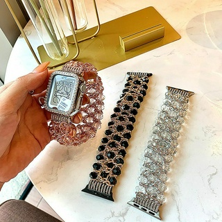 Handmade crystal strap Luxury Bracelet Watch Band Strap For Apple Watch Series 6 5 4 3 2 1 38 / 40mm 42 / 44mm