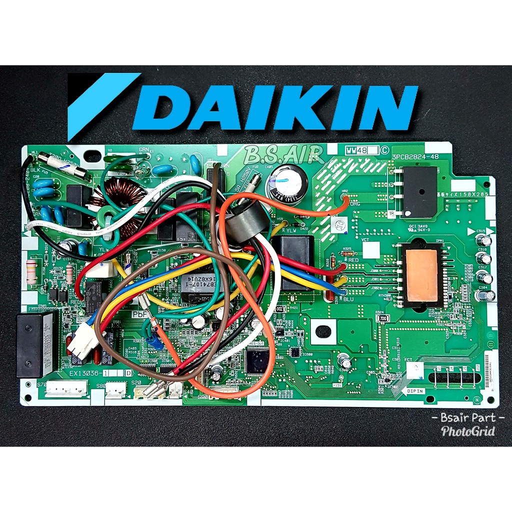 แผงคอลโทรลคลอย์ร้อน-daikin-inverter-รุ่น-rkc12nv2s-ตัวแทนจำหน่ายอะไหล่แท้daikin-อะไหล่แท้-100