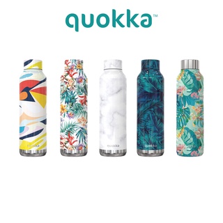 QUOKKA STAINLESS STEEL BOTTLE SOLID ขวดน้ำ สแตนเลส  เก็บเย็น มีลวดลาย 630 ML.