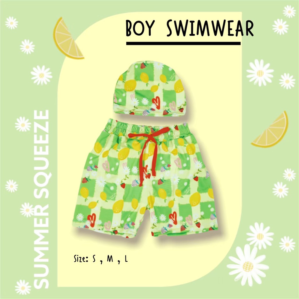 21august-baby-summer-squeeze-boy-swimwear-green-ชุดว่ายน้ำเด็กผู้ชาย-สีเขียว