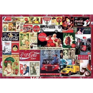 โปสเตอร์ โฆษณา โค้ก โบราณ Coca Cola Coke Vintage Advertisign MIX POSTER 24”x35” Inch Classic Label Logo Retro Antique V2