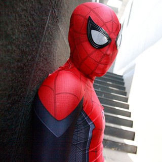ภาพขนาดย่อของภาพหน้าปกสินค้าชุดจั๊มสูทคอสเพลย์ Spider Man Far From Home Peter Parker Zentai Spiderman Superhero สําหรับทุกเพศ จากร้าน longju.th บน Shopee ภาพที่ 4