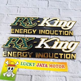 Hijau Rx king rxk กล่องแบตเตอรี่ ตราสัญลักษณ์ซ้าย ขวา เหนี่ยวนําพลังงาน สีเขียว