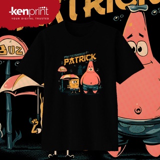 T-shirt  เสื้อยืด พิมพ์ลาย Spongebob SQUAREPANTS | My NEIGHBOR PATRICK | เสื้อยืด ลายการ์ตูน | ไม่เป็นทางการ | ผ้าฝ้ายพร