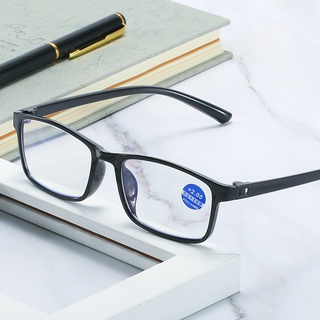 สินค้า 8030 TR90 แว่นตาอ่านหนังสือ เลนส์ PC ป้องกันแสงสีฟ้า สําหรับผู้ชาย ผู้หญิง 1.0 1.5 2.0 2.5 3.0 3.5 4.0