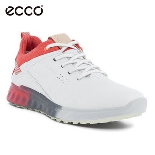 Ecco รองเท้าลําลอง กันน้ํา ระบายอากาศ สีขาว กันลื่น เหมาะกับการเล่นกอล์ฟ กลางแจ้ง สําหรับผู้หญิง S3 102903