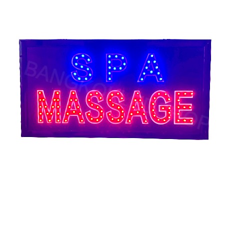led-sign-spa-massage-ป้ายไฟแอลอีดีสำหรับตกแต่ง-220v-ป้ายตัวอักษร-ป้ายไฟ-ป้ายหน้าร้าน-ใช้ประดับตกแต่ง