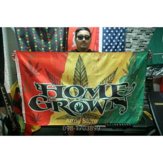 &lt;ส่งฟรี!!&gt; ธงสายเขียว Home Grown พร้อมส่งร้านคนไทย