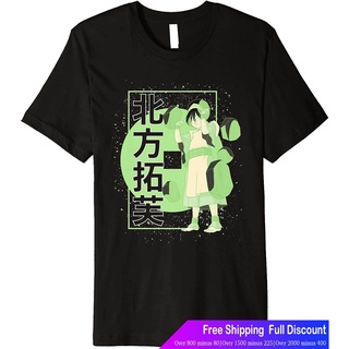 คลาสสิก Avatarเสื้อยืดแขนสั้น Avatar: The Last  Toph Kanji Poster Premium T-Shirt Avatar Popular T-shirts ผ้าฝ้ายแท้