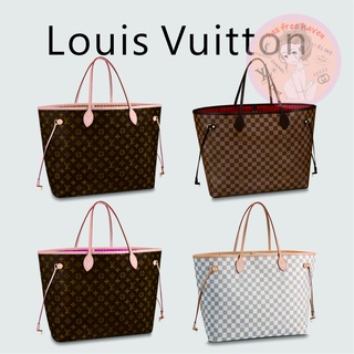 Shopee ลดกระหน่ำ 🔥ของแท้ 100% 🎁Louis Vuitton Brand New NEVERFULL Large Handbag