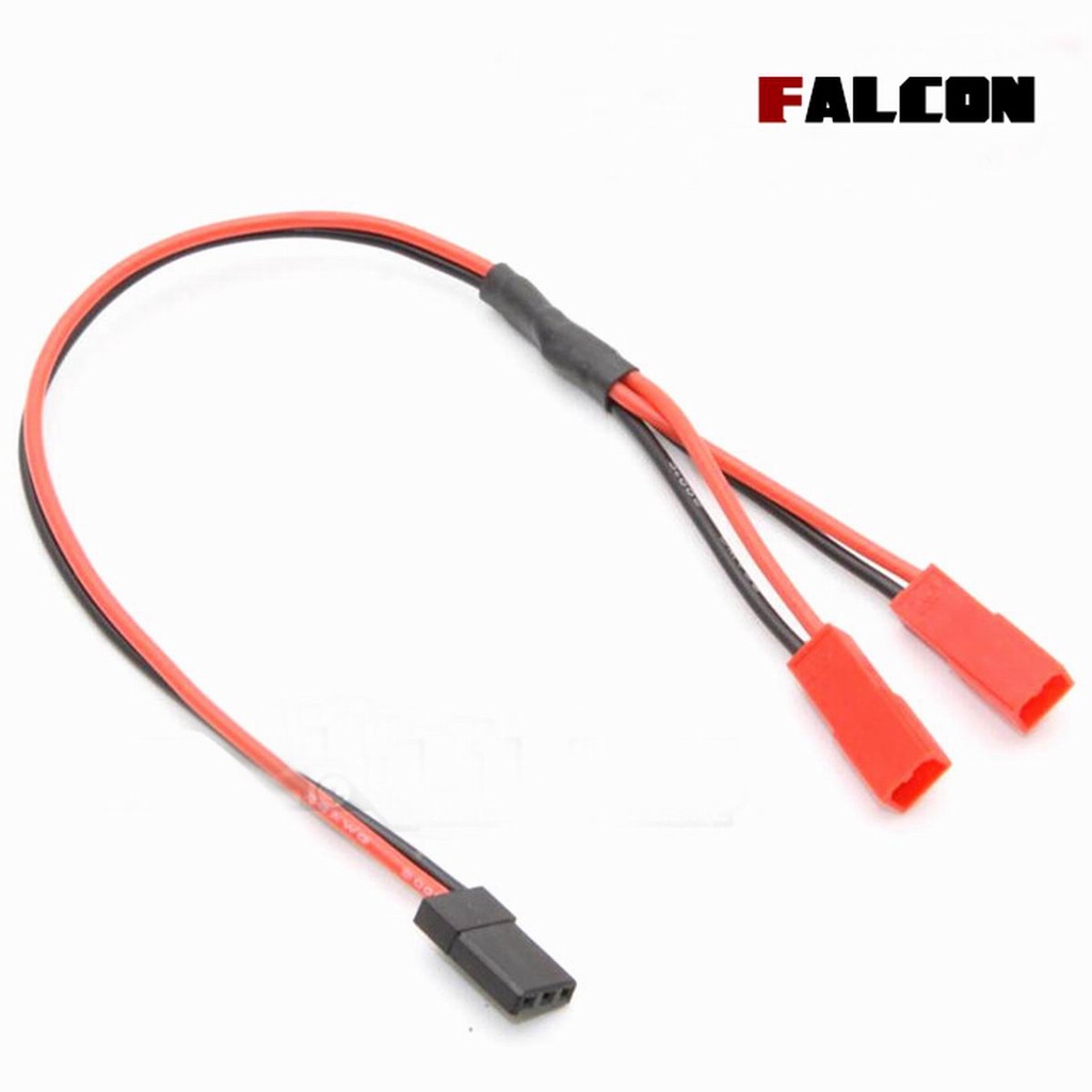 JST to JR Plug Y Wire Harness Plug อะแดปเตอร์เชื่อมต่อแพ็คแบตเตอรี่แบบ ...