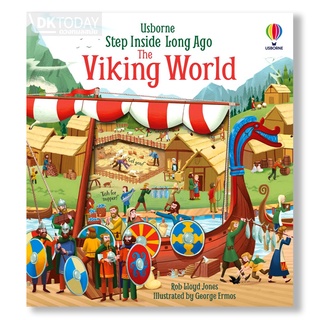 DKTODAY หนังสือ USBORNE STEP INSIDE LONG AGO :THE VIKING WORLD